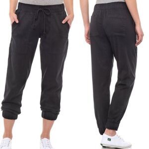 CLOTH + STONE Black Tencel Joggers Casual Pants S